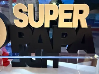 Super Papa Schriftzug