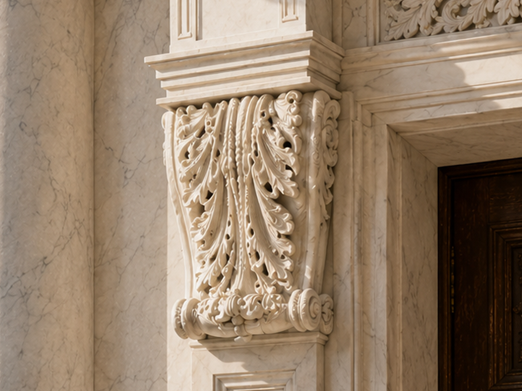 Miniature Marble Corbel