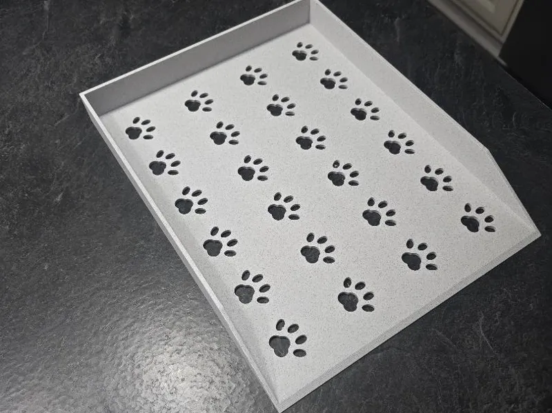 A4 Puppy Paw Paper Tray