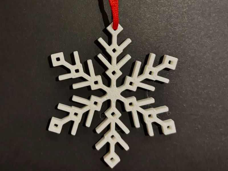 Snowflake Christmas Ornament