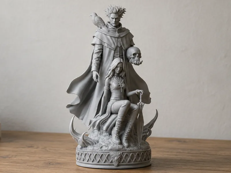 Sandman & Death | DC Vertigo Statue