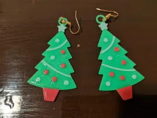 Christmas Tree Earrings