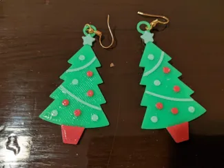 Christmas Tree Earrings