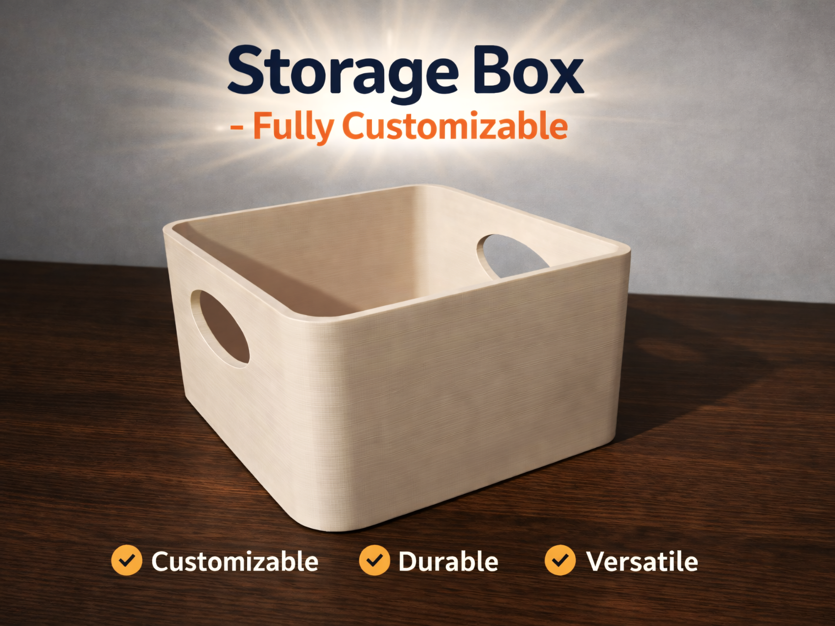 Storage Box Parametric Customizable