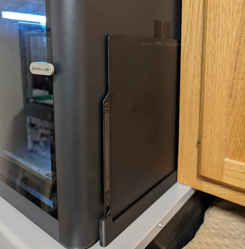 Low-Profile Build Plate Rack V1