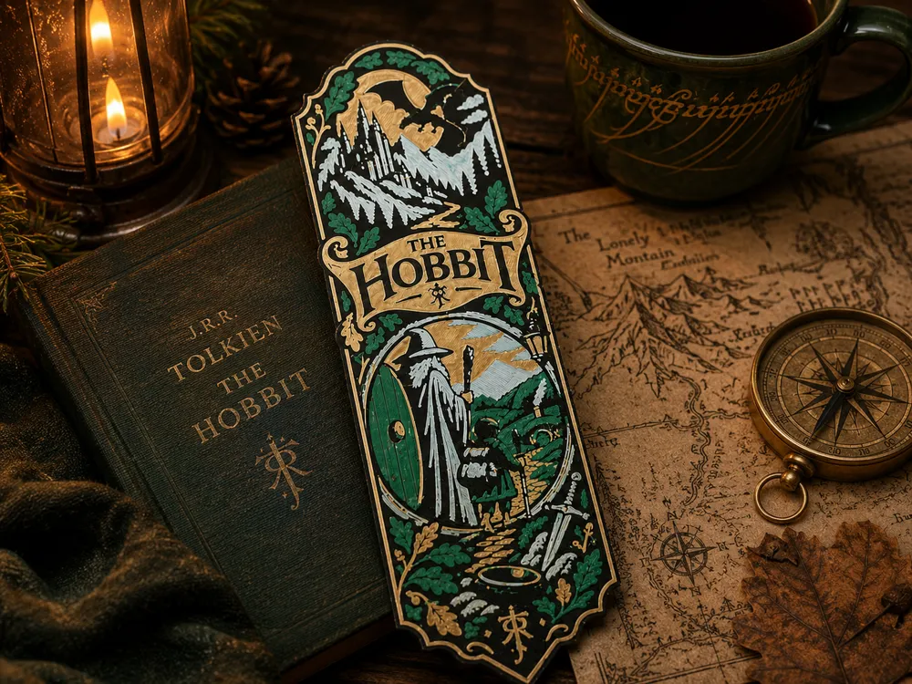 Accesorio de lectura: The Hobbit - Bookmark. Referencia del modelo original.