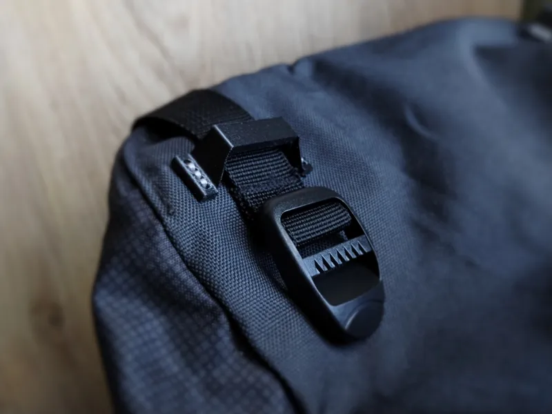Sew-in backpack mount, sew-on backpack mount
