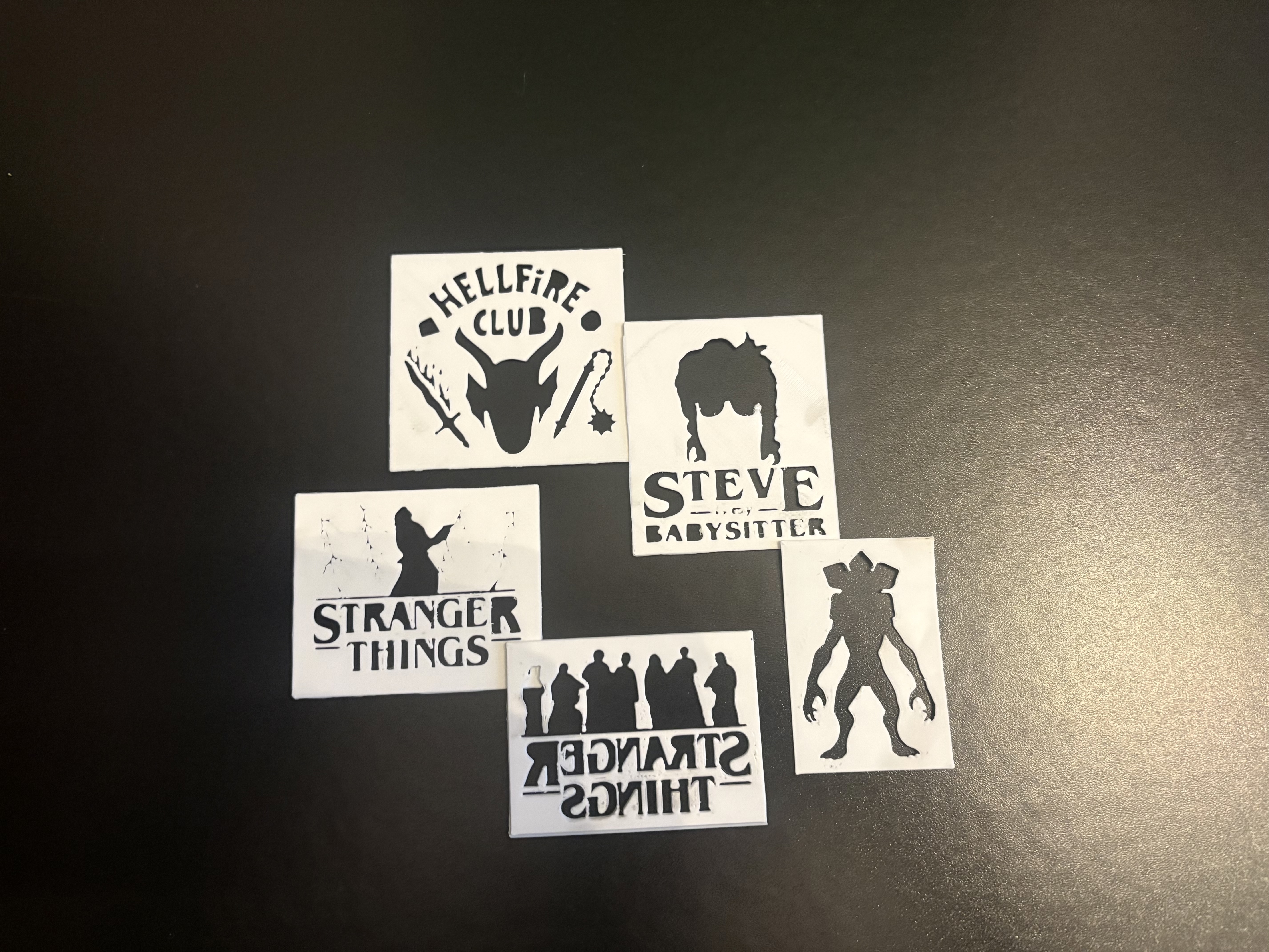 Miniatura 4 do modelo 3D Stencil Stranger Things