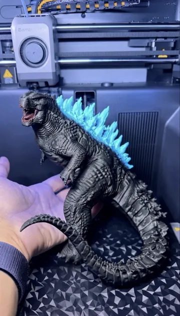 Modelo para impresión 3D: Atomic Monster King - Ultra Detailed Model — vista de referencia 5