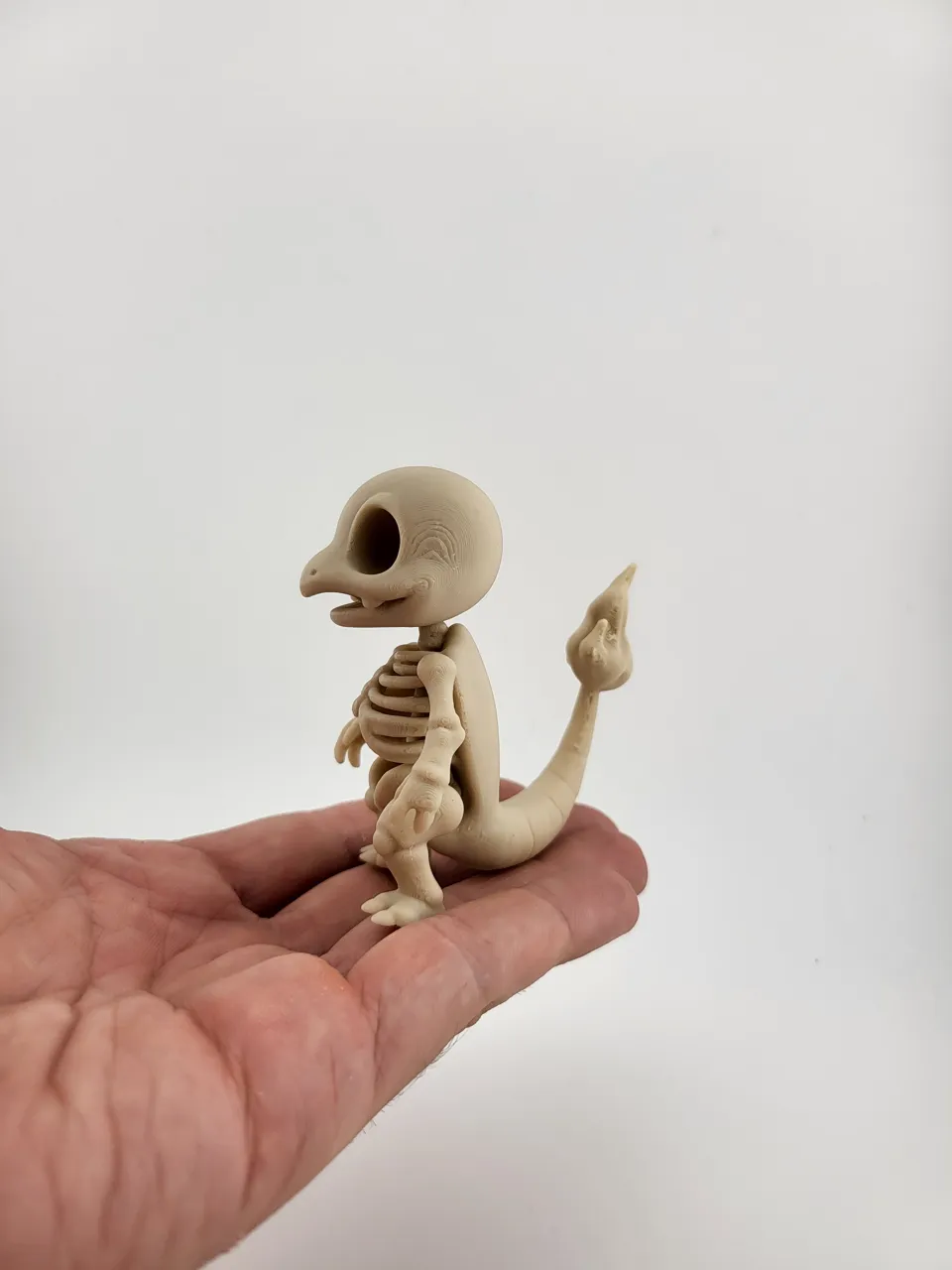 Charmander Skeleton Figure pokemon horror kawaii view 4
