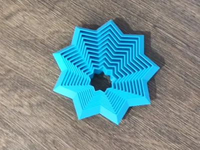 Geometric Star Nesting Puzzle