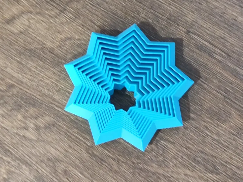 Geometric Star Nesting Puzzle