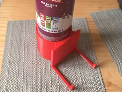 Pringles and iPad holder