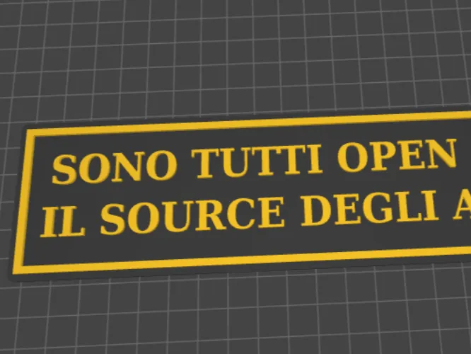 Cartello spiritoso nerd / geek Open Source