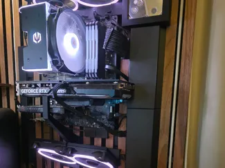 Open PC wall case - acoustic panels 