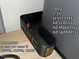 Ultra Thin H2C Wall Rebound Poop Chute Bin