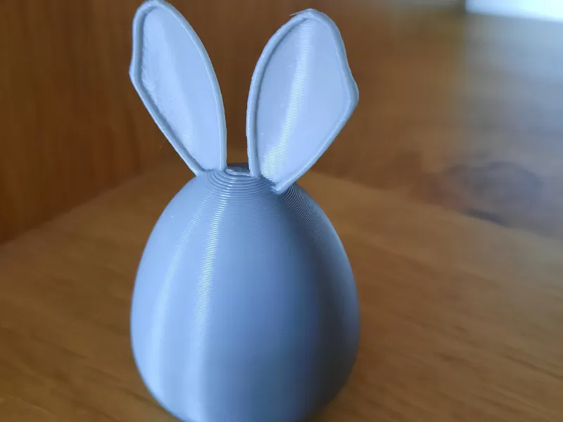 Little Egg with rabbit ears