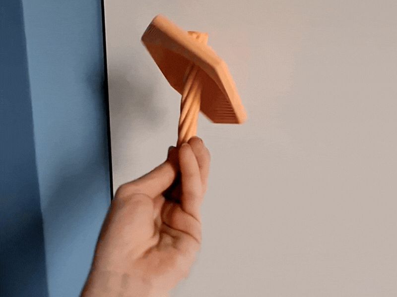 Hexagon Twist Fidget - passthrough handle