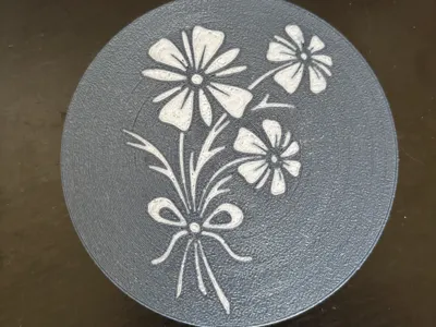 Daisy Flower Margarida Coaster
