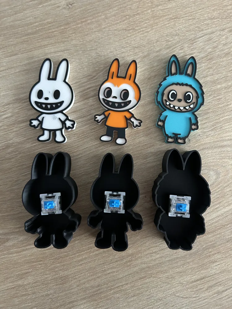 Set of labuba fidget clicker, keychain, shelf toys by azazello2k5 ...