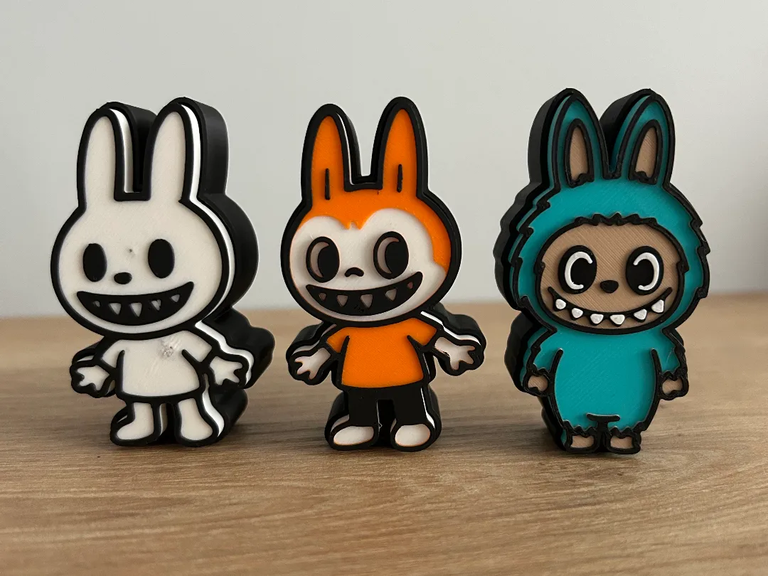 Set of labuba fidget clicker, keychain, shelf toys by azazello2k5 ...