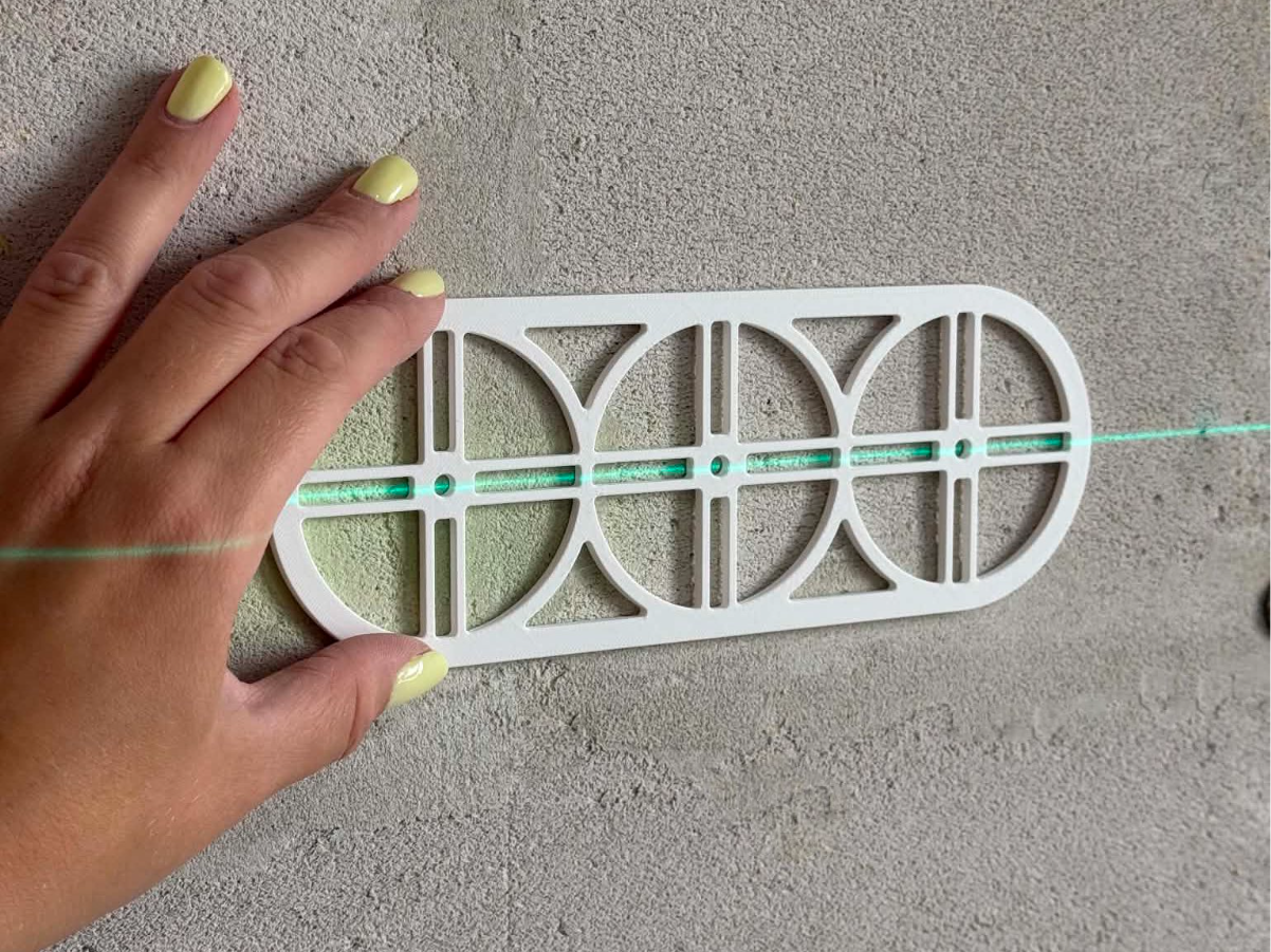 Electrical socket template 2/3/4 - spacing 71mm