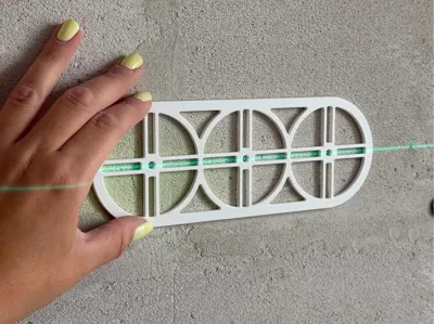 Electrical socket template 2/3/4 - spacing 71mm