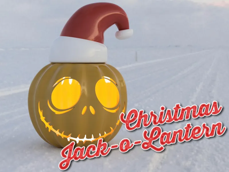 Christmas Jack-o-Lantern Holiday Halloween Light