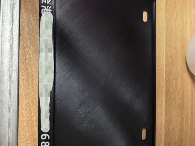 License plate frame, perfect fit