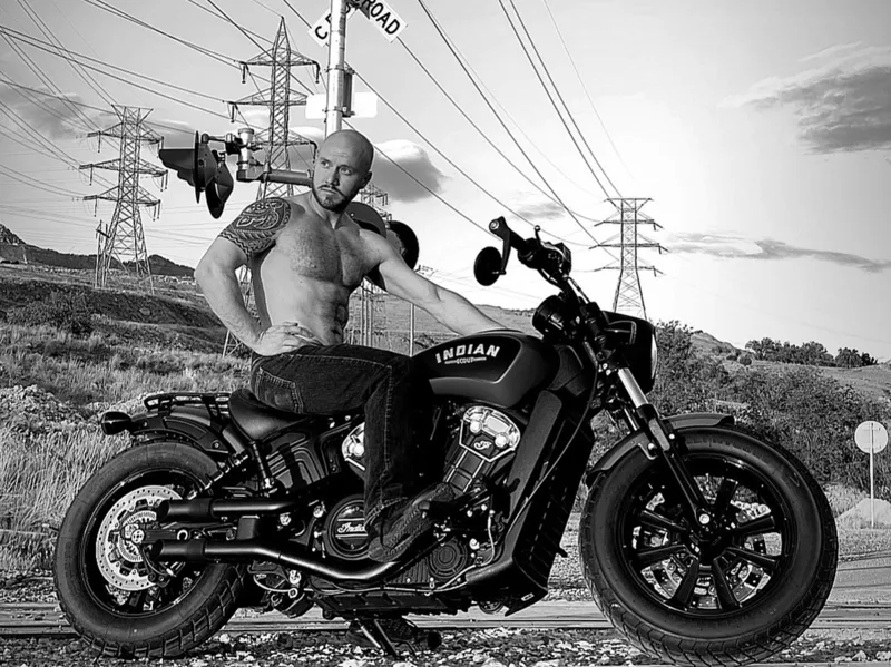 Utah Biker Hueforge