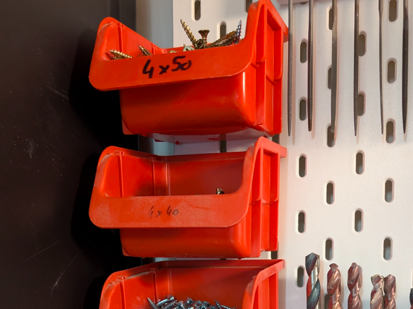 Support pour boite pour panneau Skadis