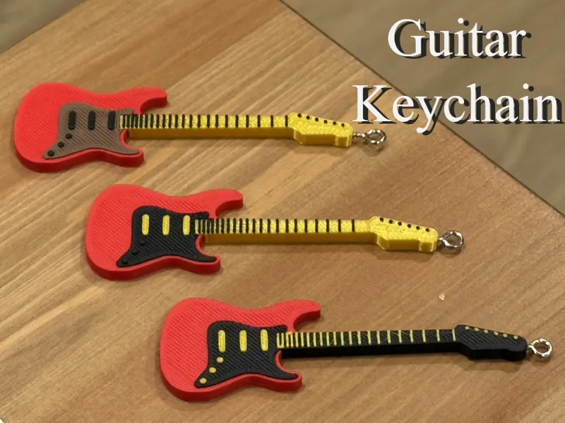 Fender Guitar Keychain