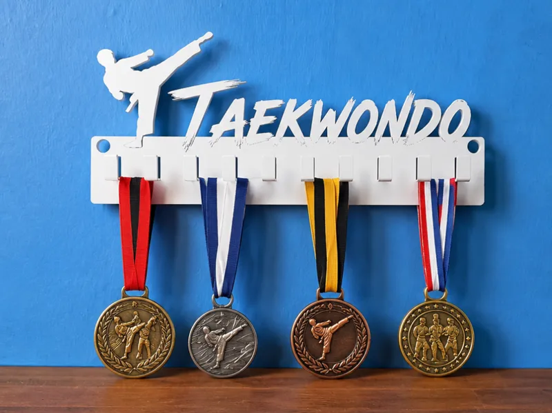 Taekwondo medal hanger