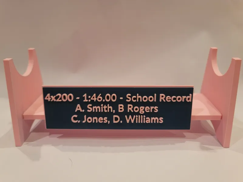 Track & Field Relay Baton Award/Stand