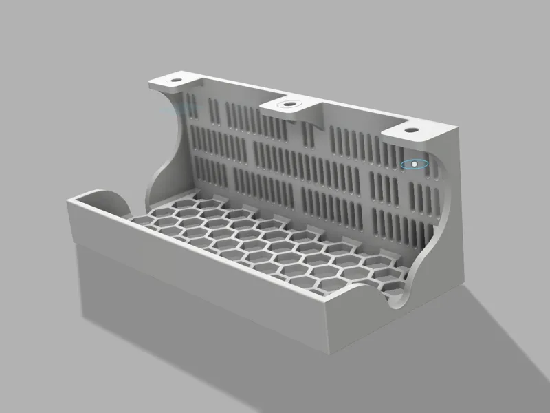 Under Desk Power Adapter Storage Box