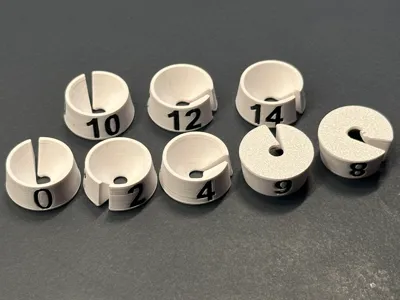 Clothing Hanger Size Marker