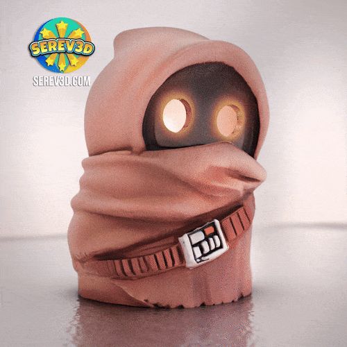 Star Wars - Mini Jawa Lamp - NO SUPPORTS NEEDED