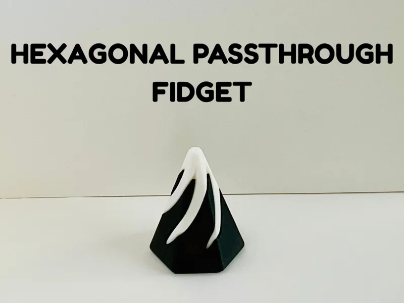 Hexagonal Passthrough Fidget