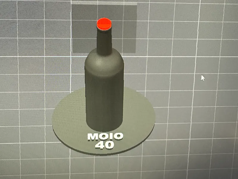 segnaposto bottiglia vino con inserto