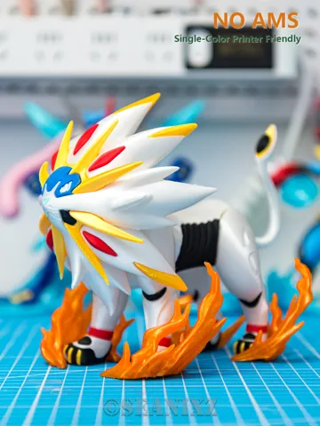Accesorio para impresora 3D: Pokémon Solgaleo 14.5cm Multipart | No AMS — vista de referencia 2