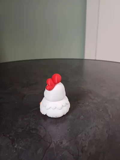 Cute Sitting Rooster – Cartoon Farm Figurine - Free 3D Print Model ...