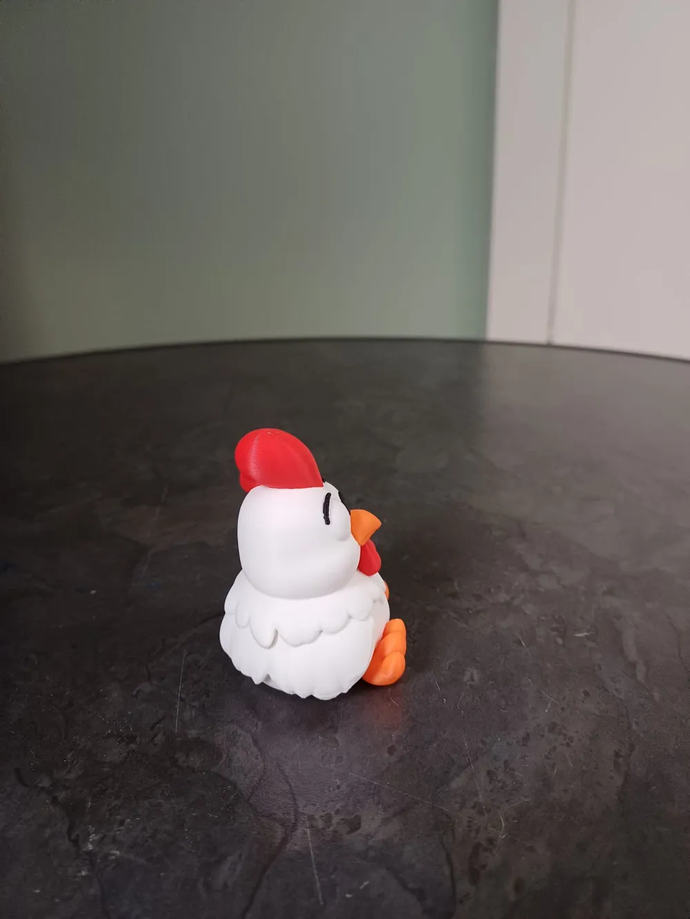 Cute Sitting Rooster – Cartoon Farm Figurine - Free 3D Print Model ...
