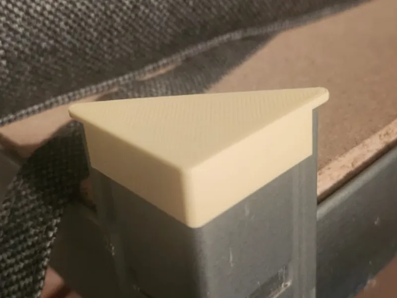 Storage Cabinet End Cap Triangle