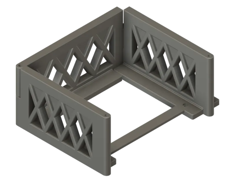 Gridfinity Storage Box Rack System