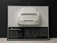 Toyota Supra Mk4 Car Wall Art Front