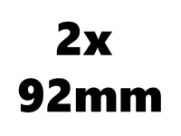 Dual 92mm Fans
