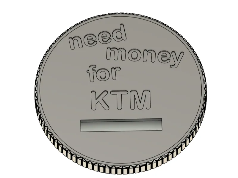 Monster Can Piggy Bank Lid - need money for KTM