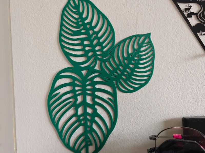 Tropical Monstera Wall Decor