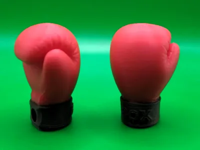 Boxing gloves keychain V2