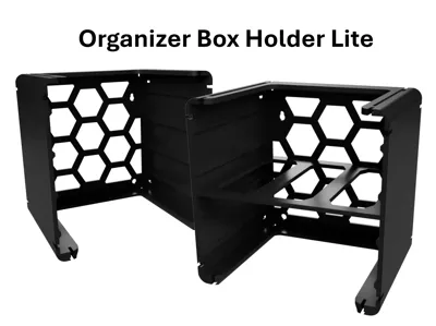 Modular Organizer Box Holder Lite + Wall mount